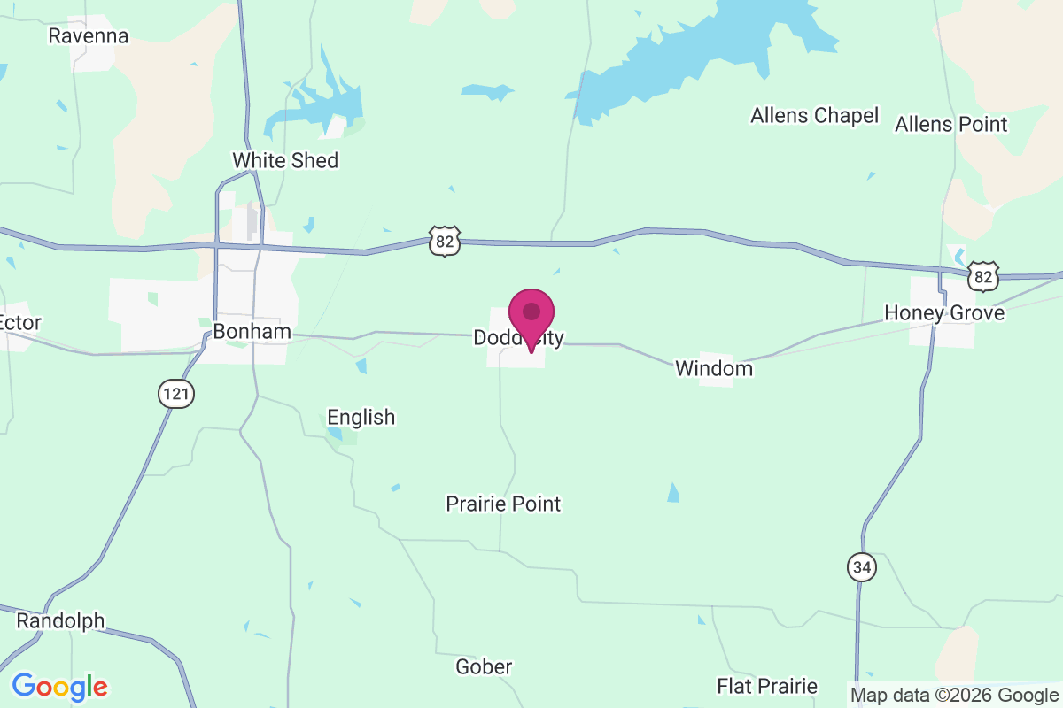 Dodd City map