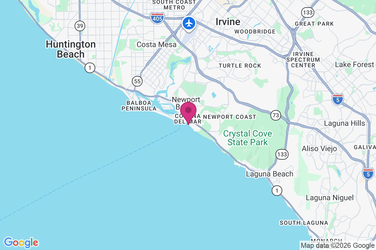 Corona del Mar map