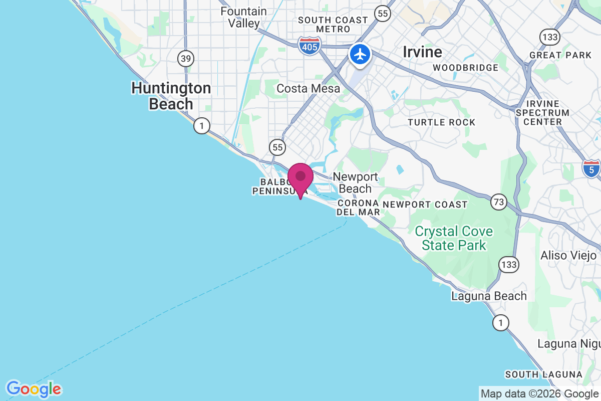Lido Isle map