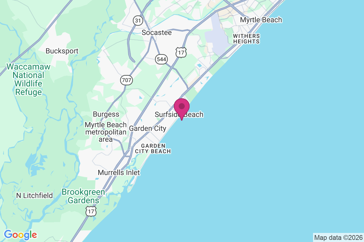 Surfside Beach map