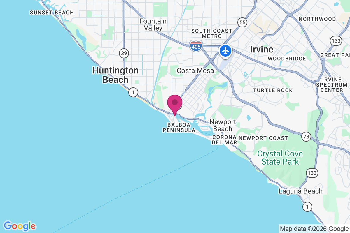 Newport Beach map