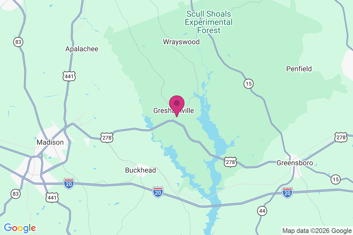 Greshamville map