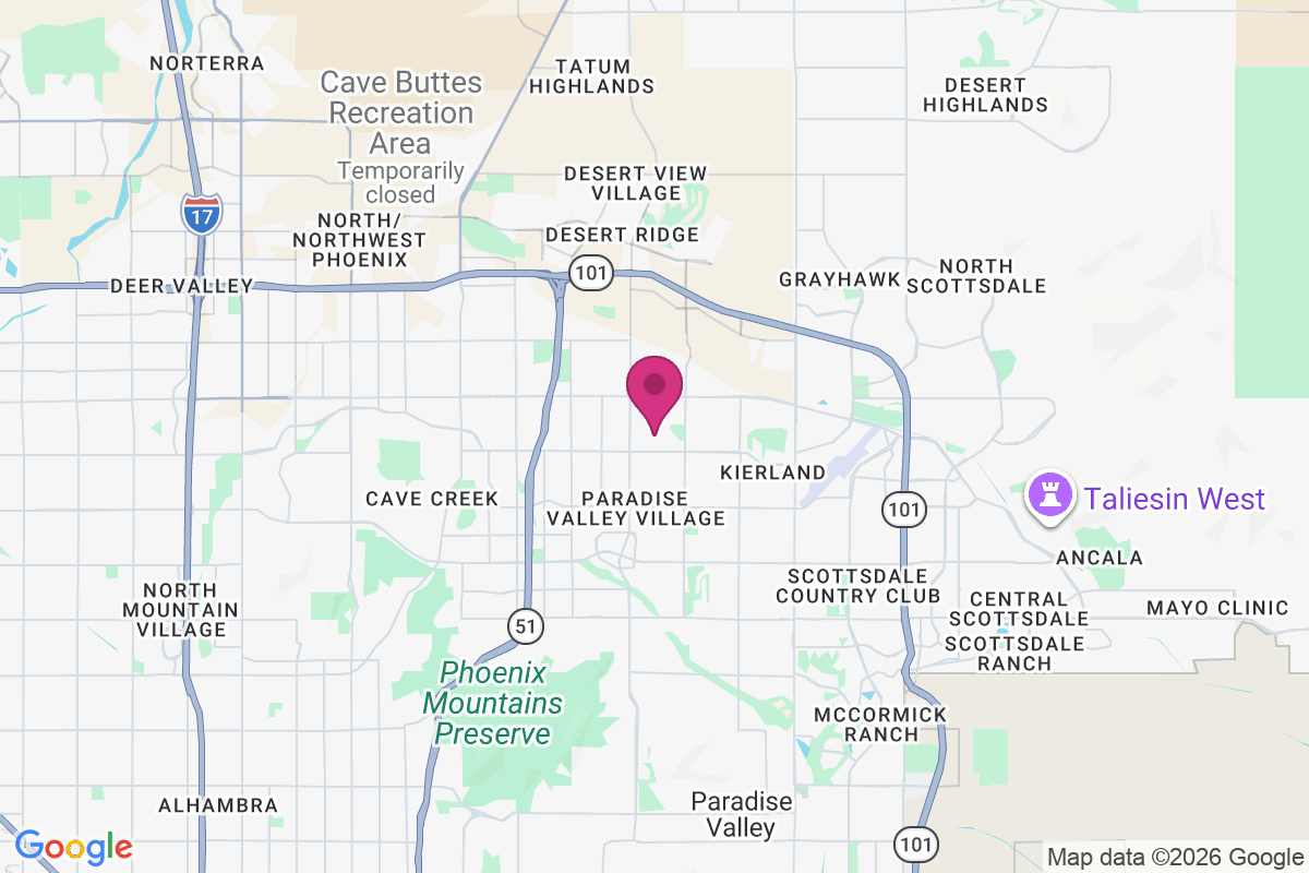 Paradise Valley Miranda map