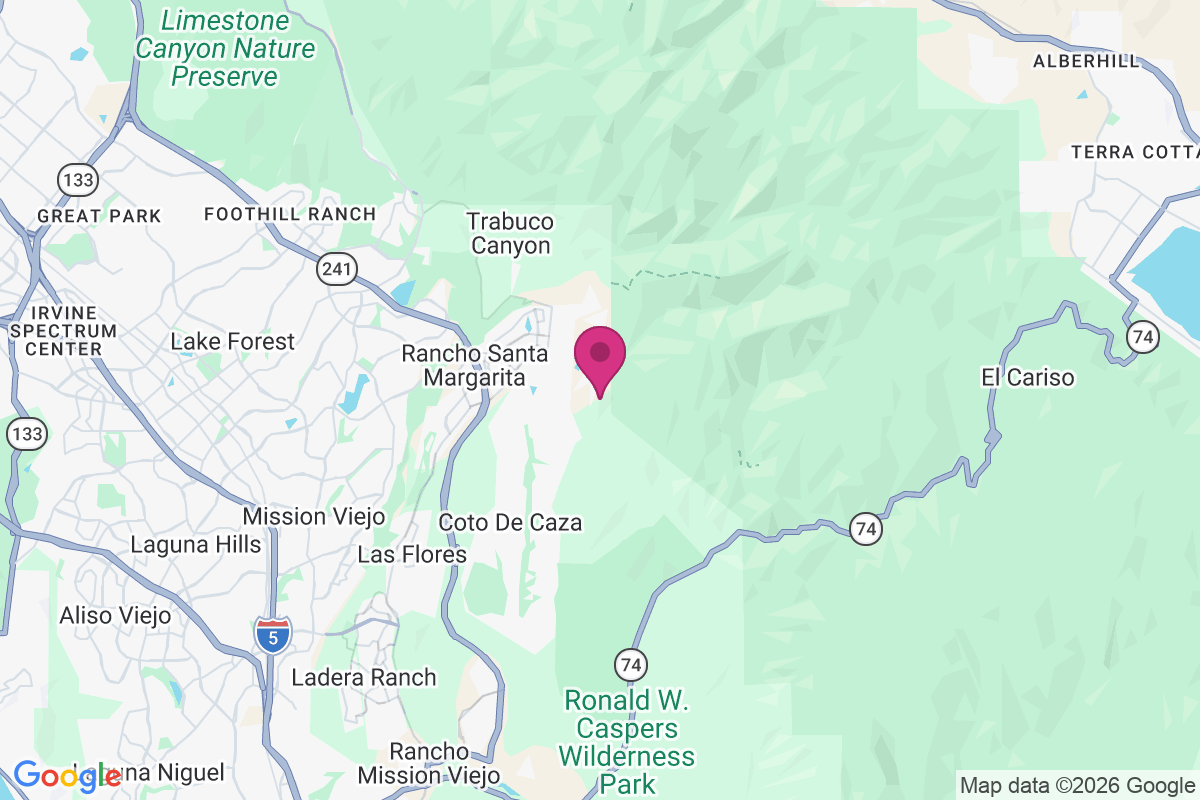 Dove Canyon map