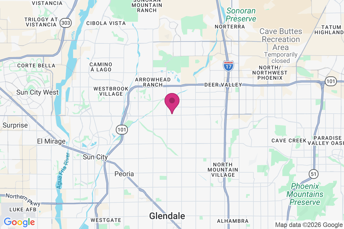 Sunset Vista map