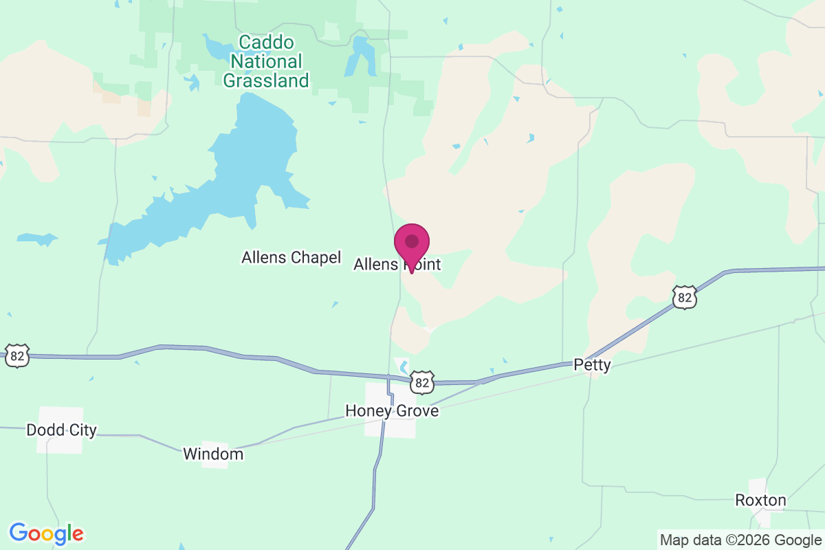 Allen Point map