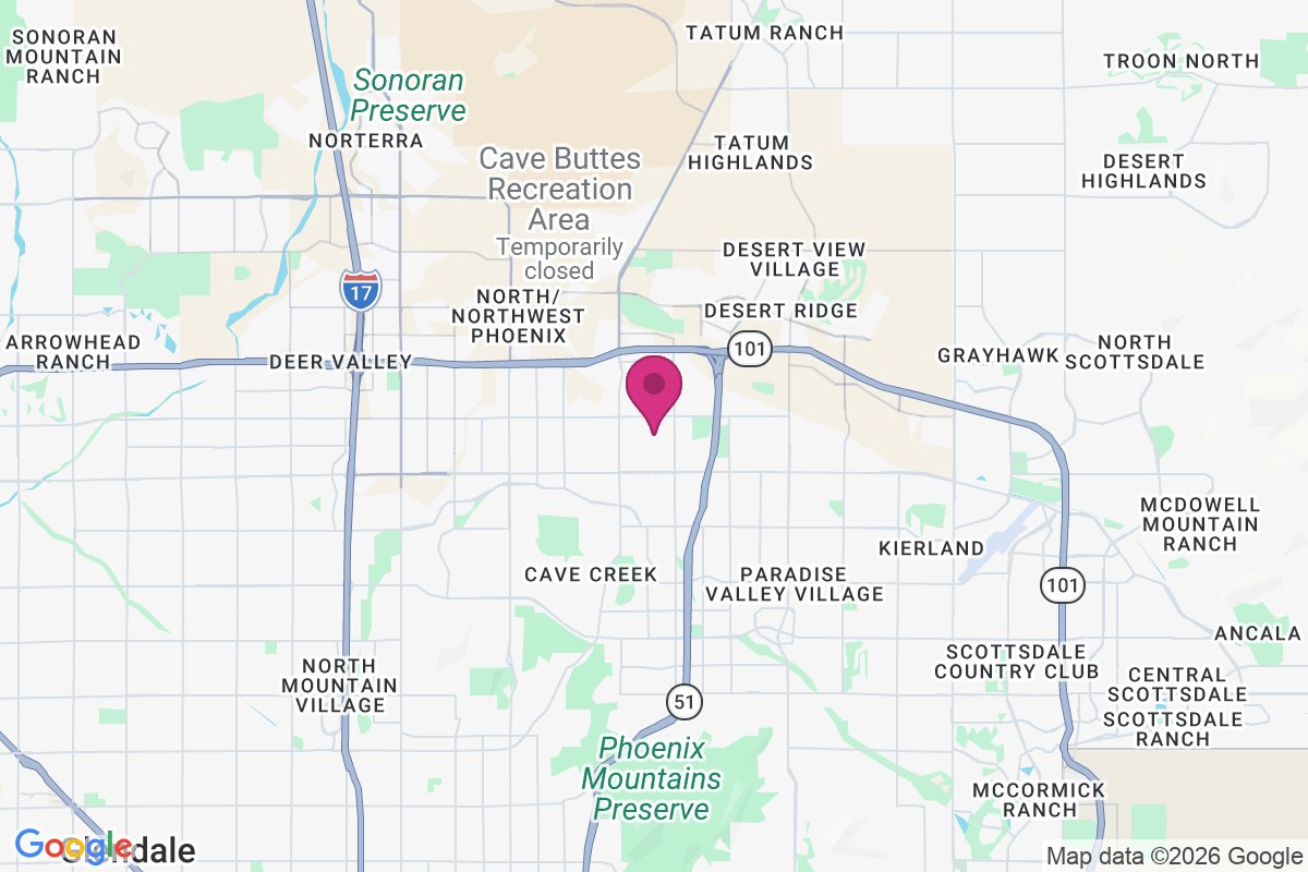 Paradise North Mobile Home Park map