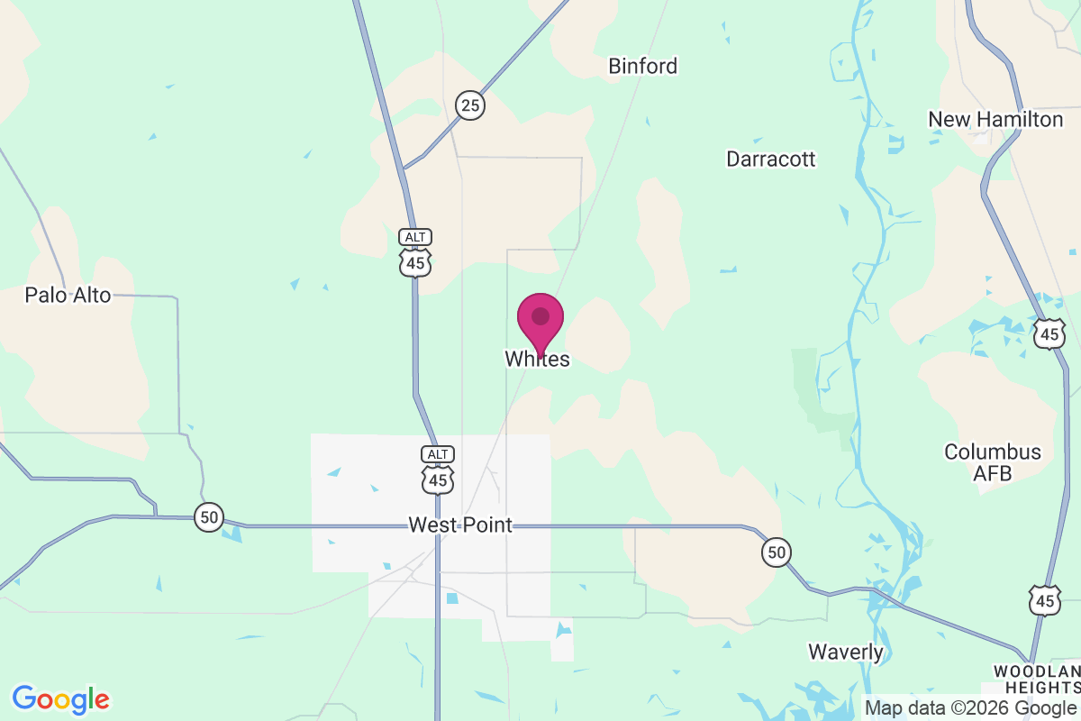 Whites map