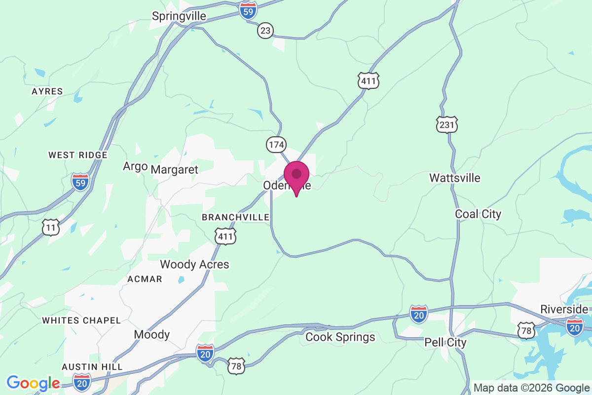 Odenville map