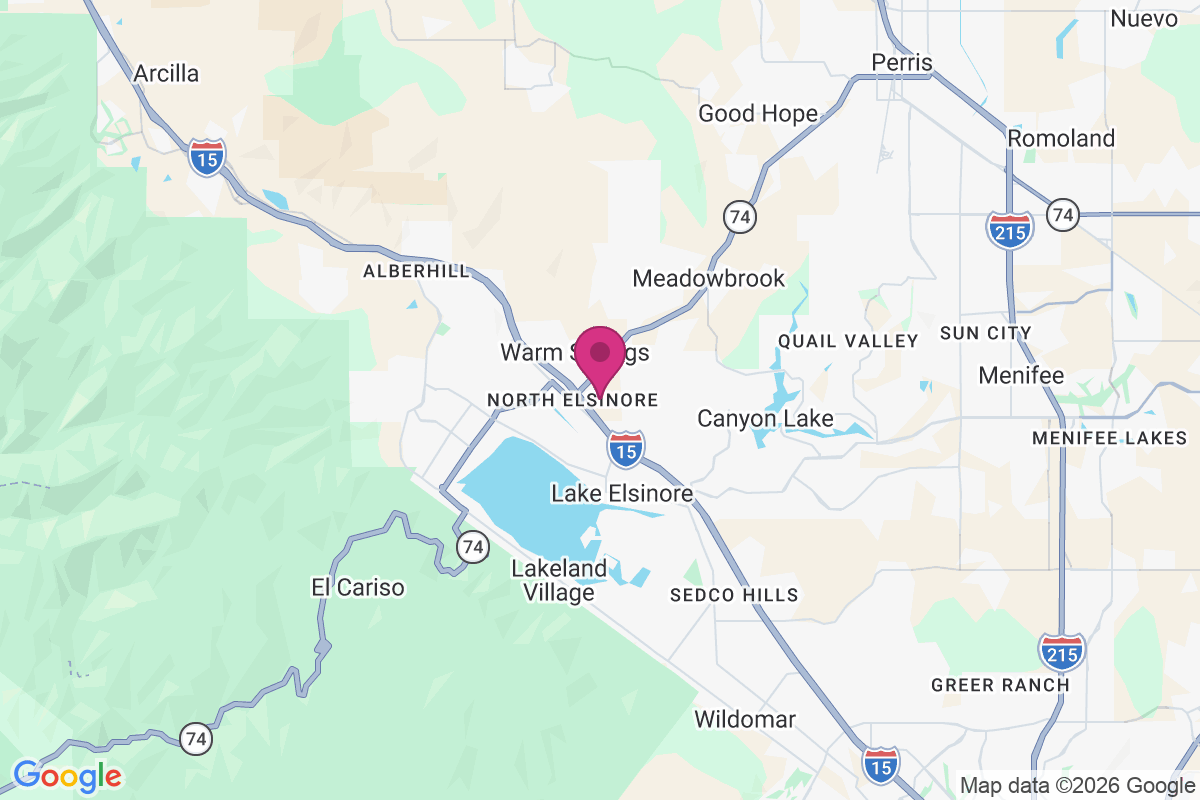 North Elsinore map