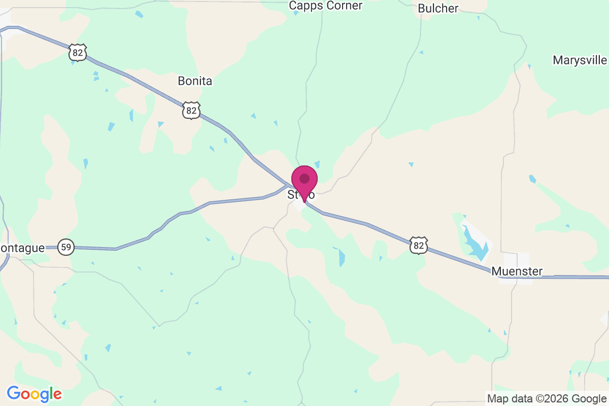 Saint Jo map