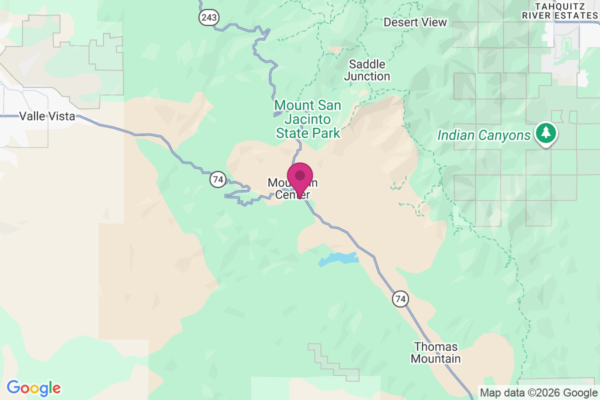 Mountain Center map