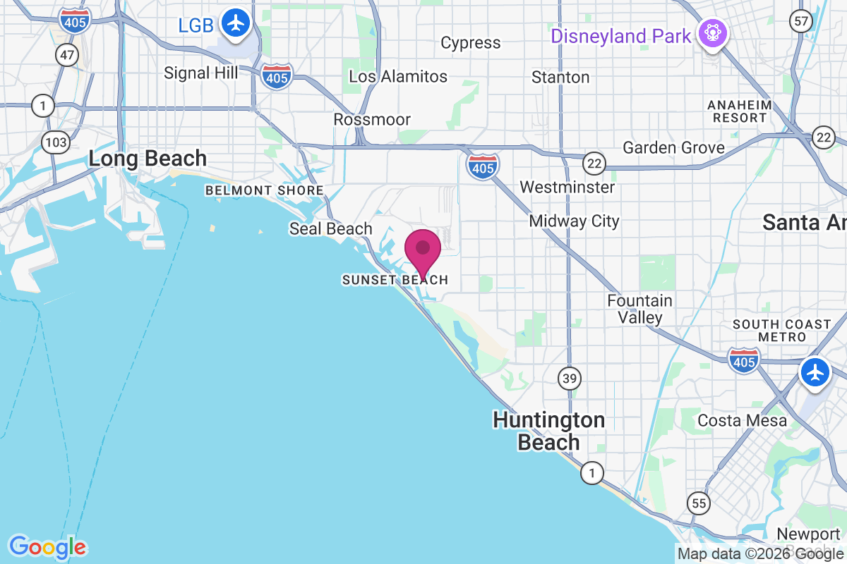 Huntington Harbour map