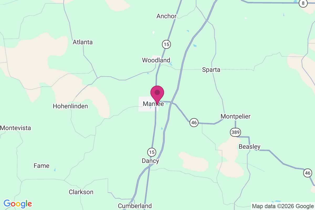 Mantee map