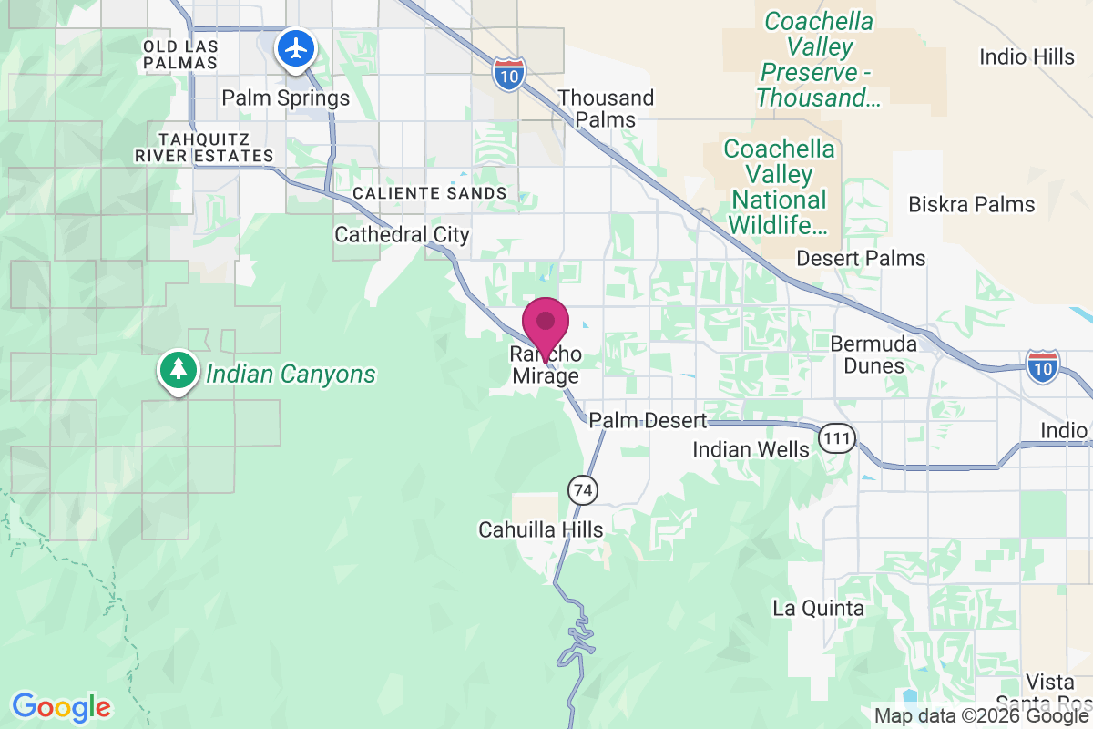 Rancho Mirage map