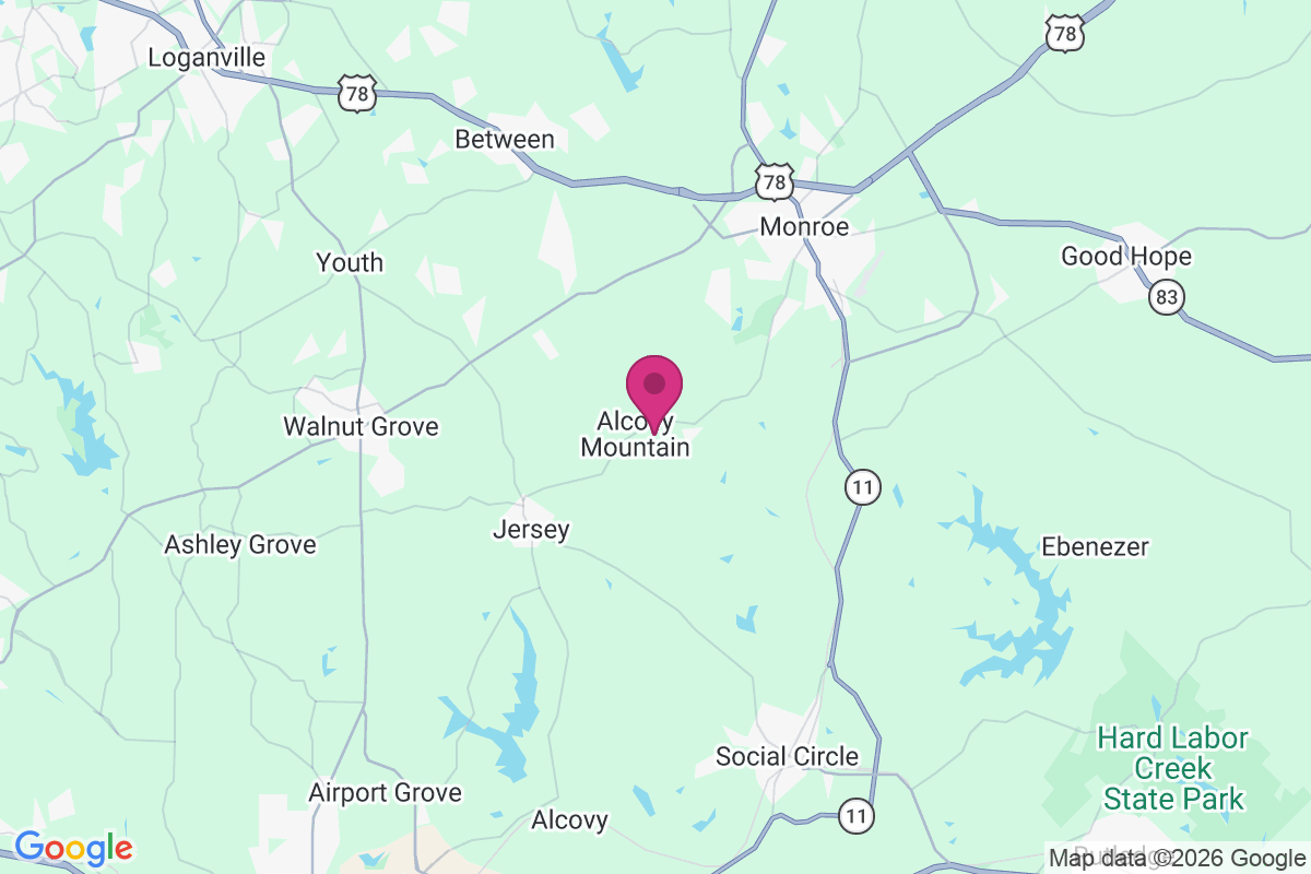 Alcovy Mountain map