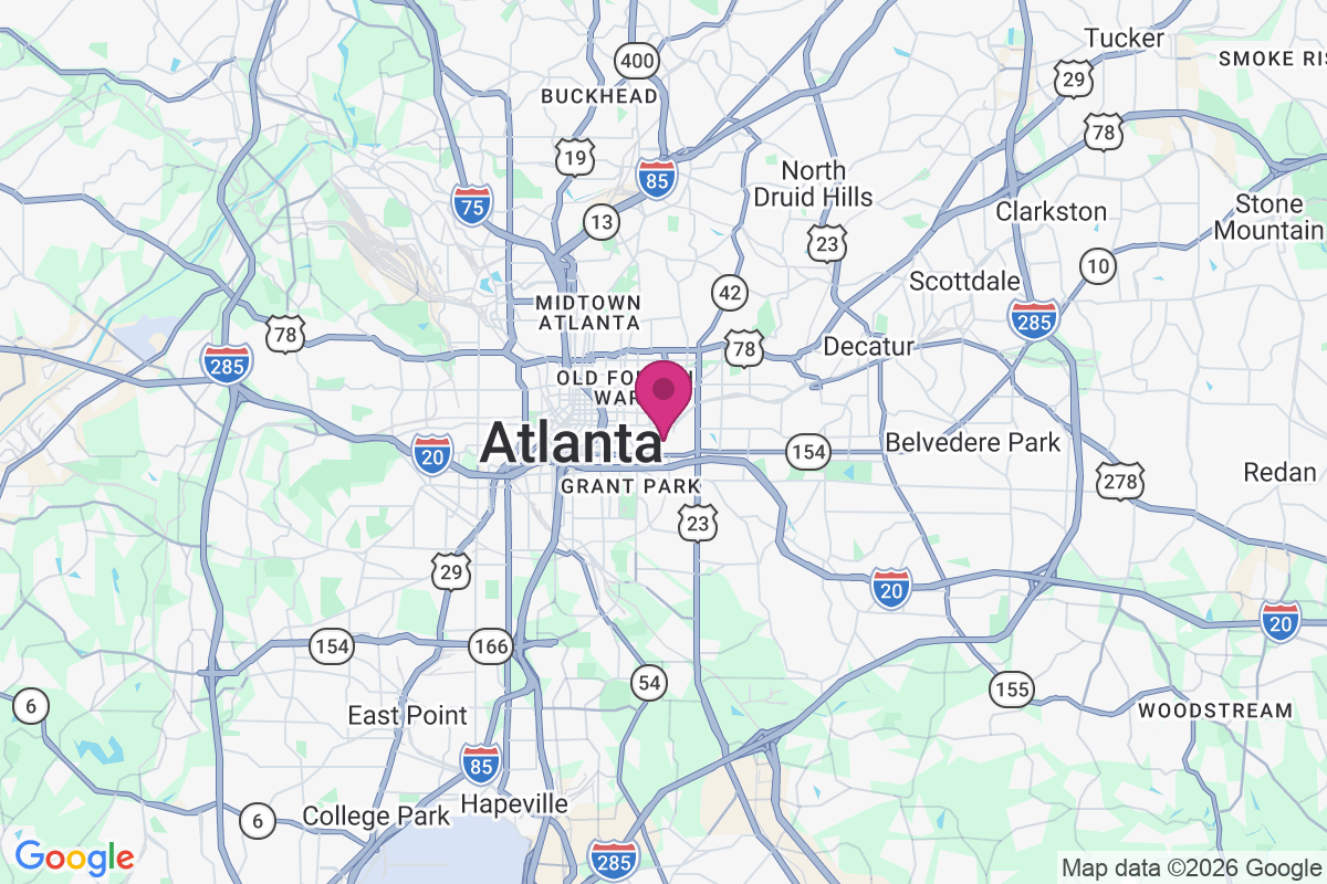 Inman Park map