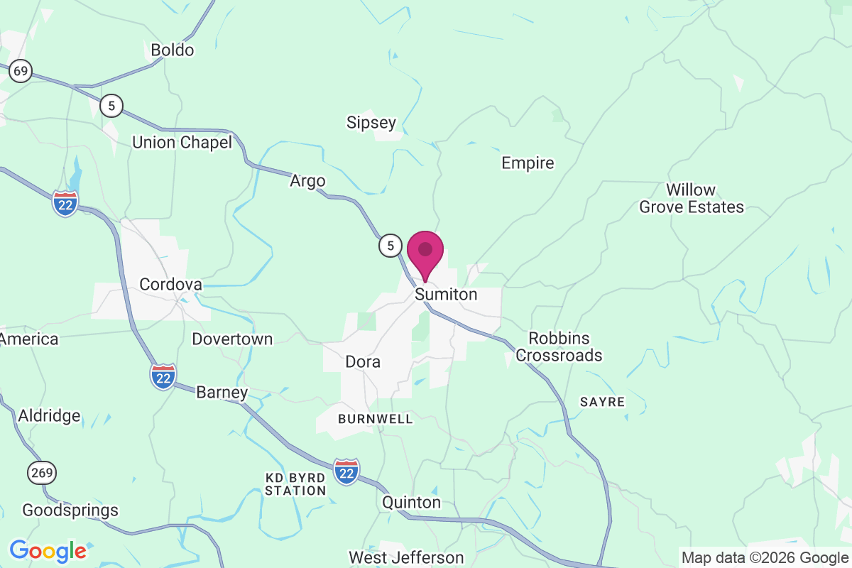 Dora Junction map