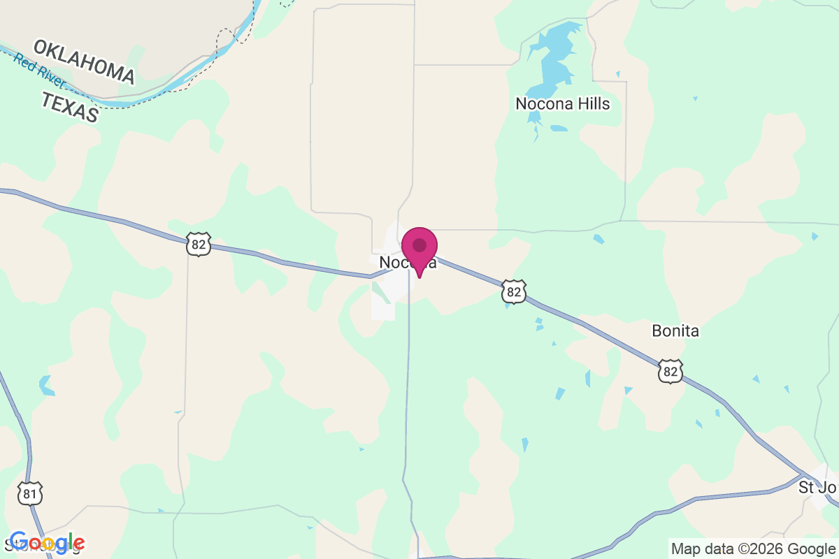 Nocona map