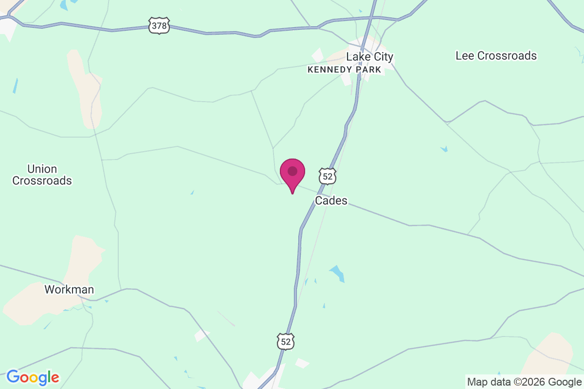 Clarks Crossroads map