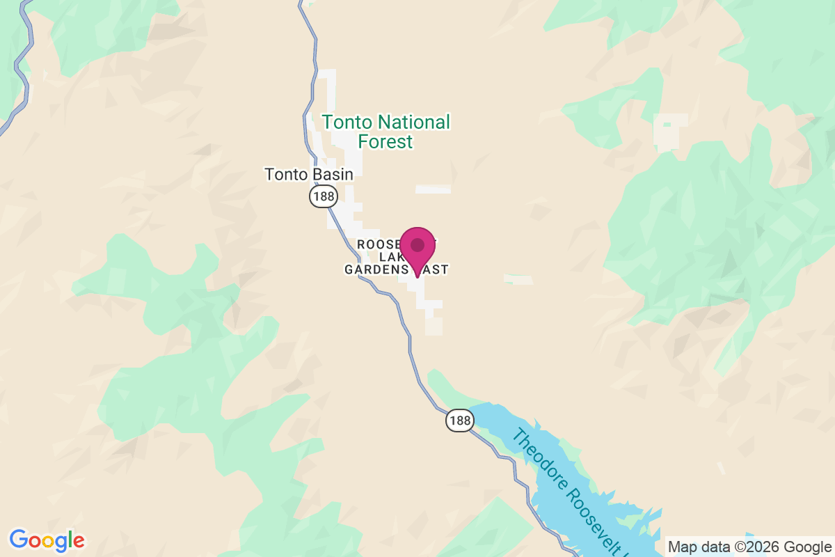 Roosevelt Lake Gardens East map