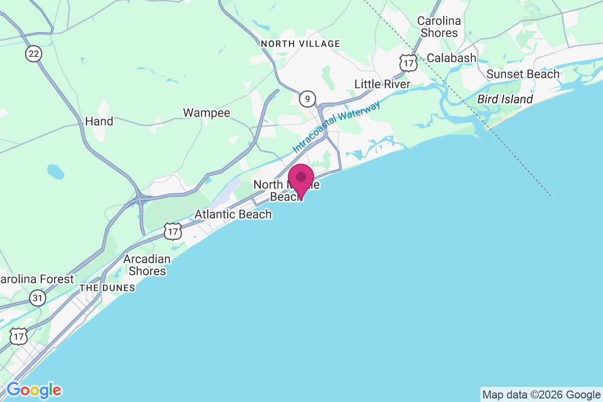 Ocean Drive Beach map