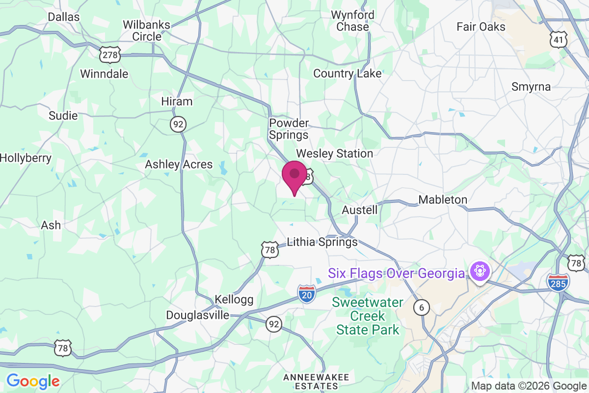Bannister Acres map