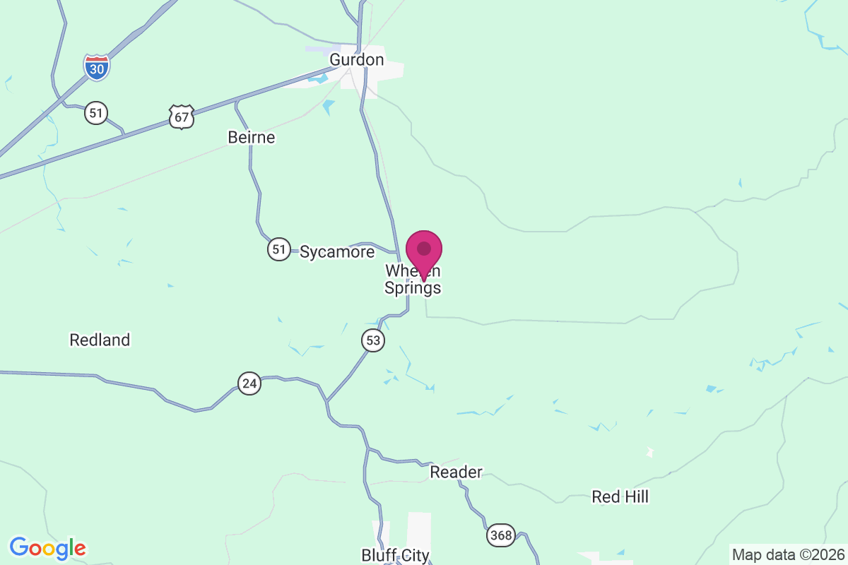 Whelen Springs map
