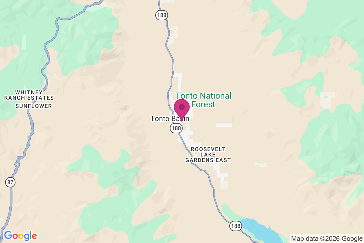 Roosevelt Lake Gardens West map