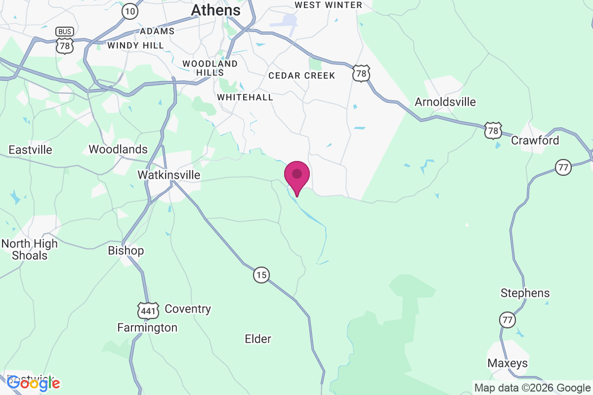 Barnett Bluffs map