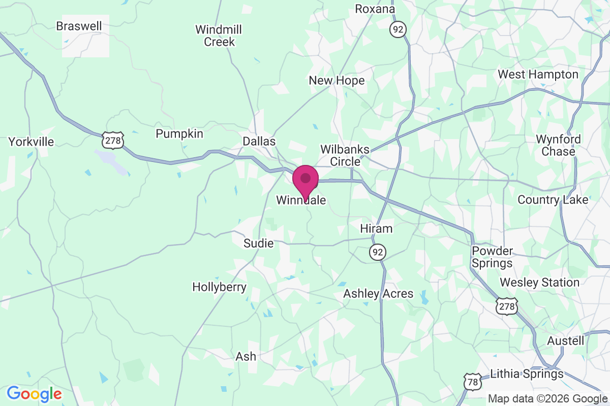 Winndale map