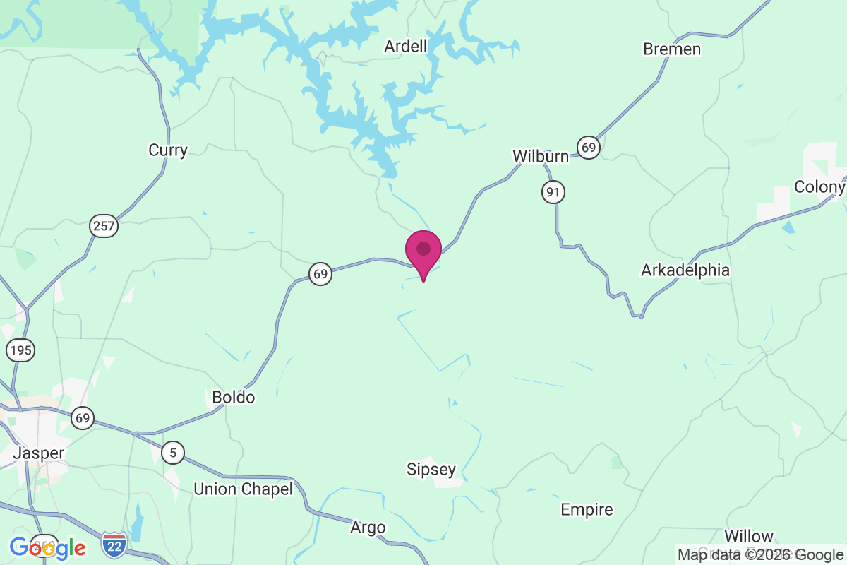 Powellville map
