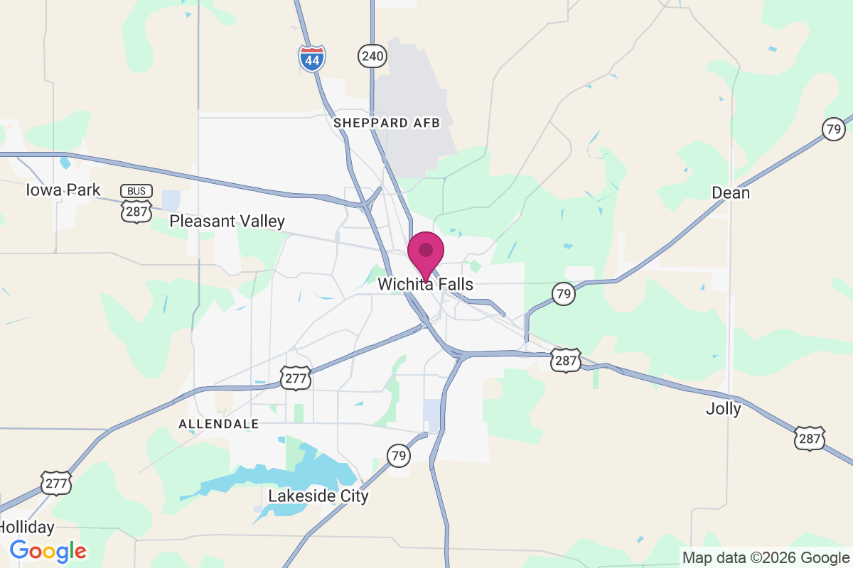 Wichita Falls map