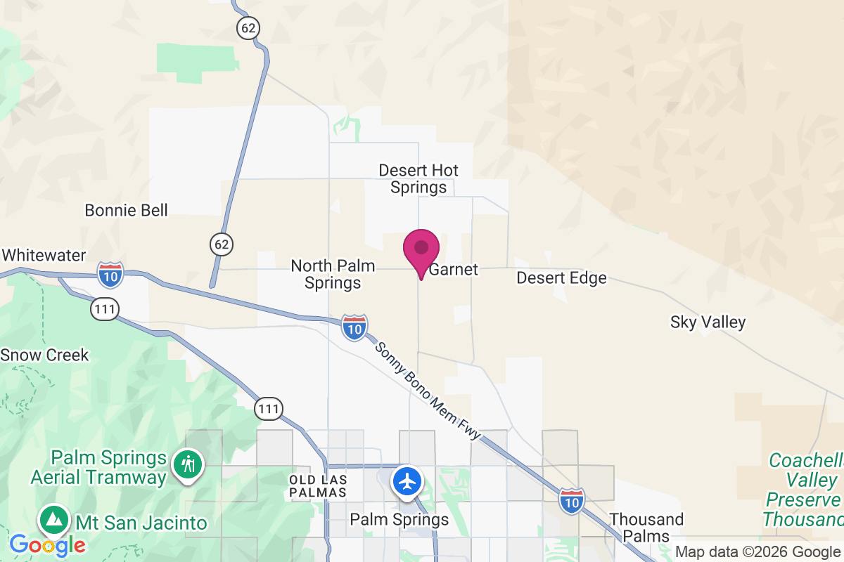 Dos Palmas Corners map