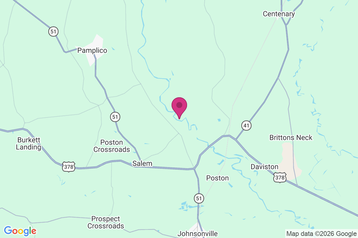 Bostick Landing map