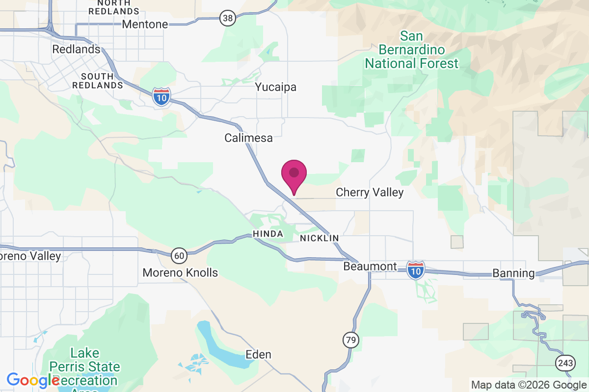 Calimesa Mobile Home Ranch map