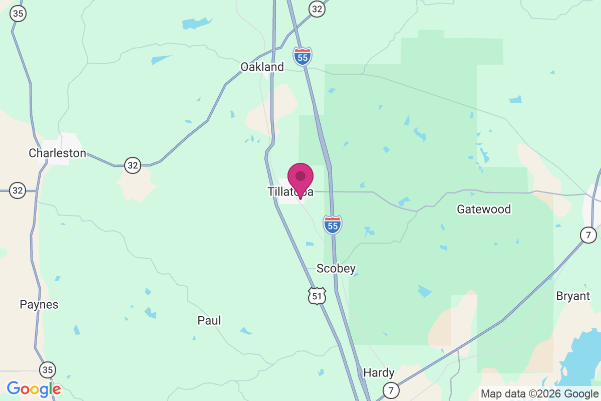 Tillatoba map