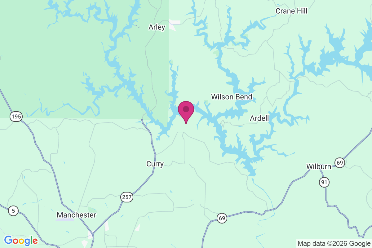 Lone Oak Subdivision map