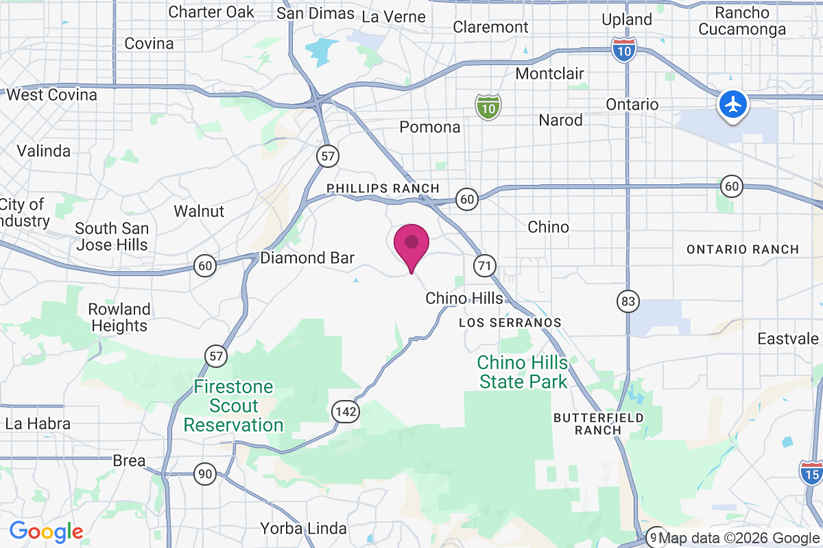 Chino Hills map