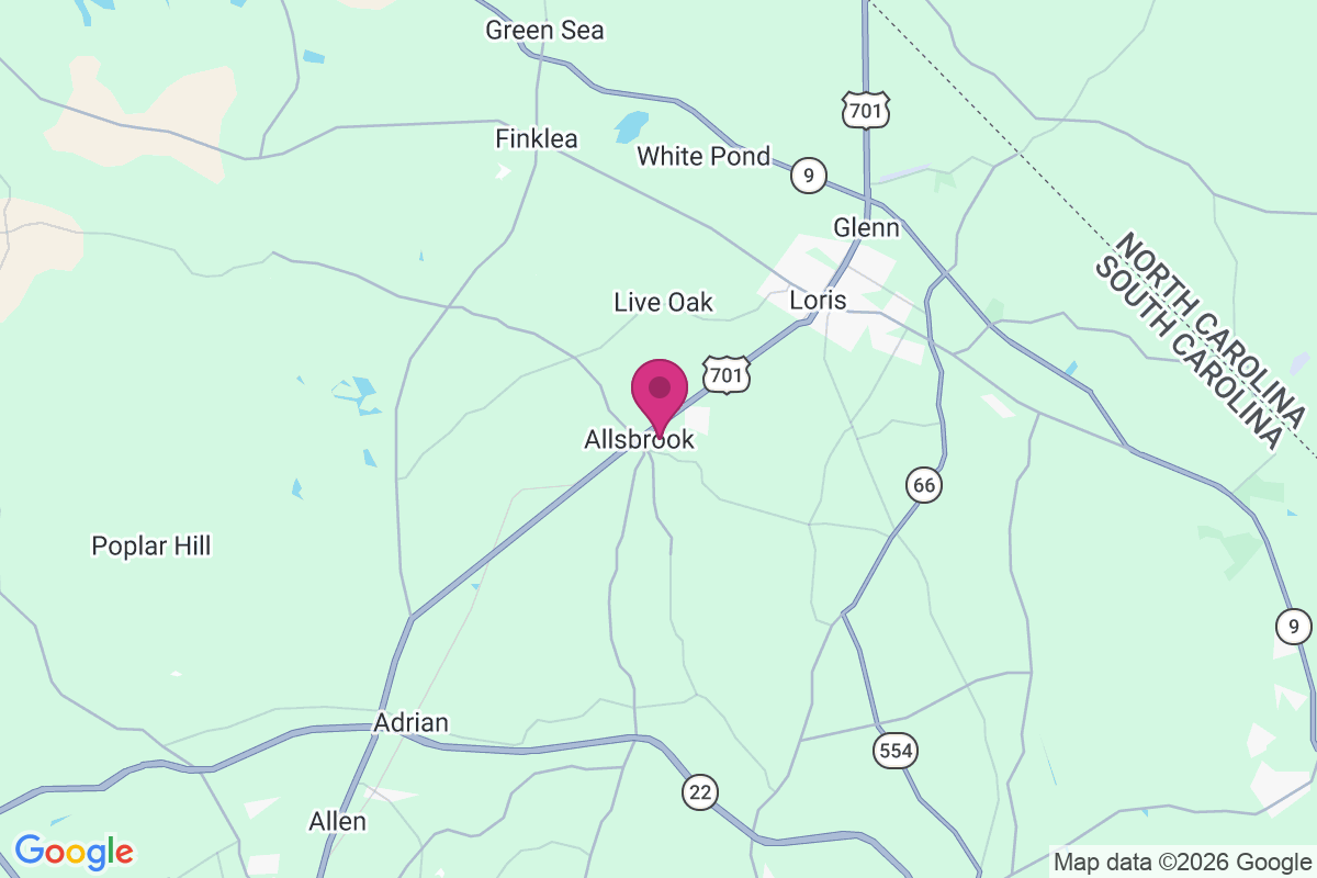 Allsbrook map