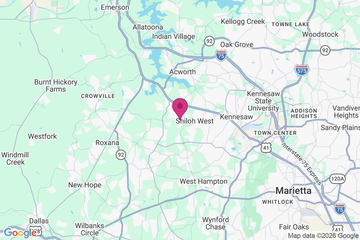 Mars Hill Downs map