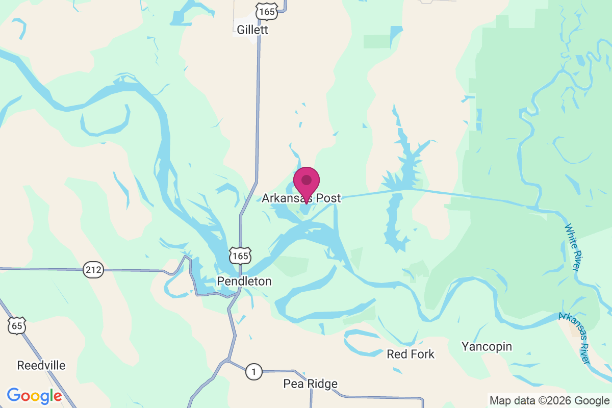 Arkansas Post map