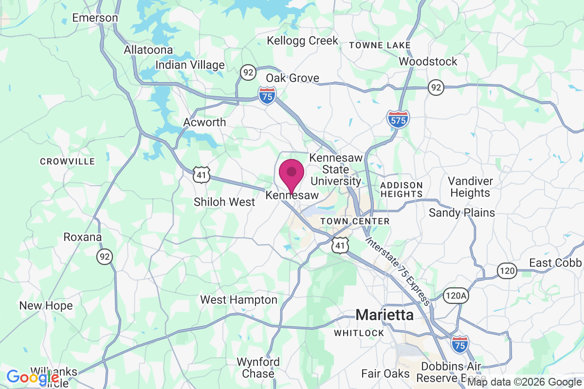 Kennesaw map