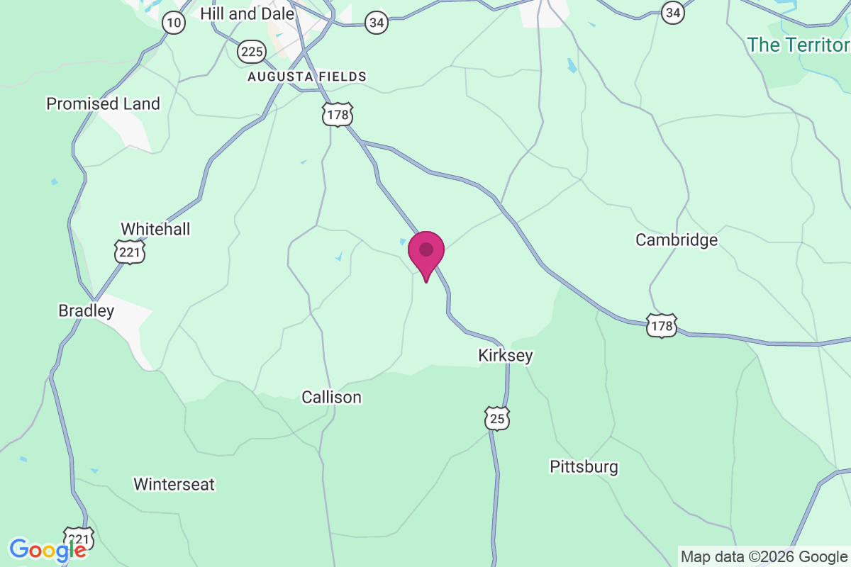 Gaines Crossroads map