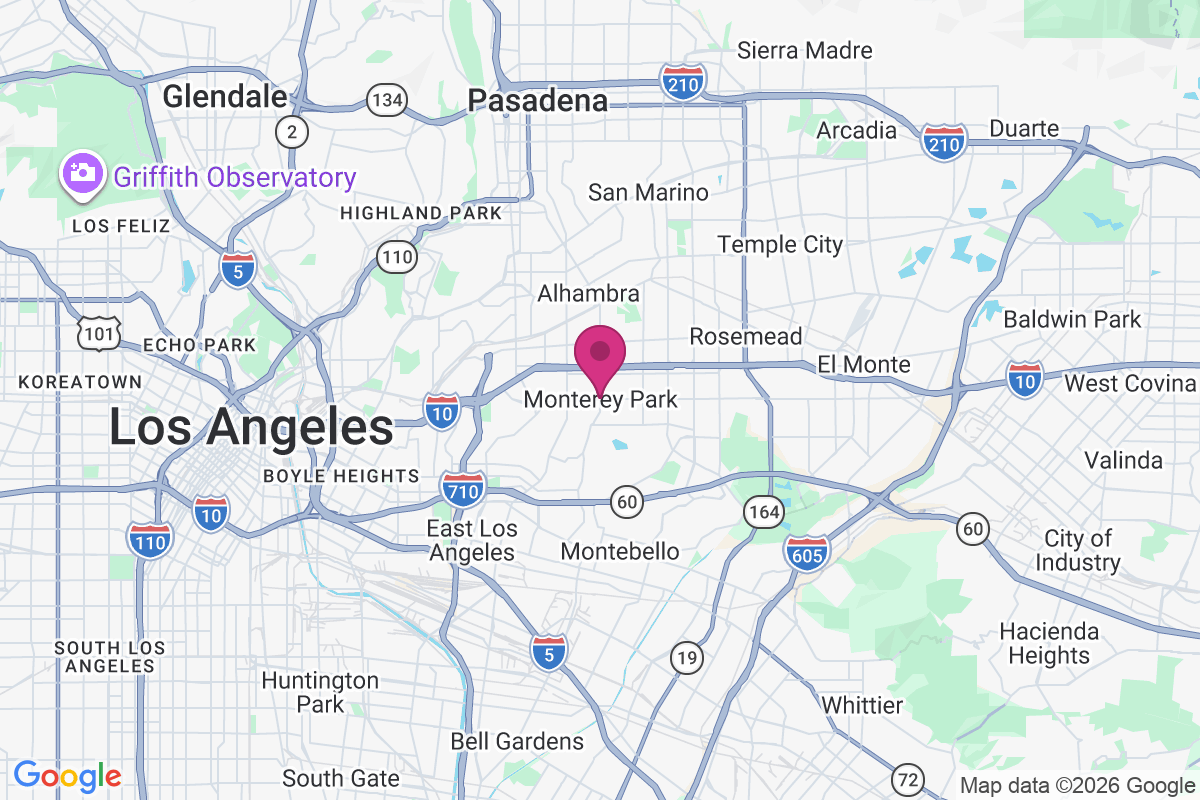 Monterey Park map