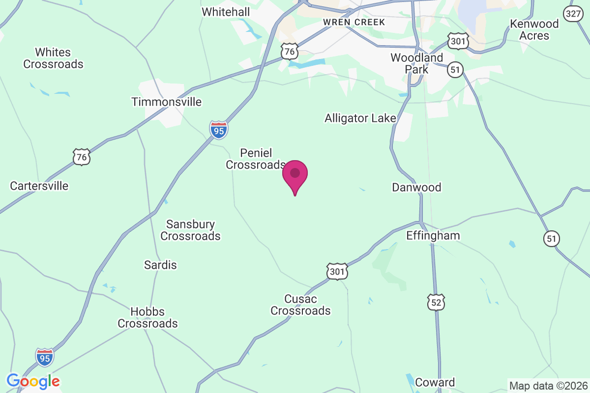 Peniel Crossroads map