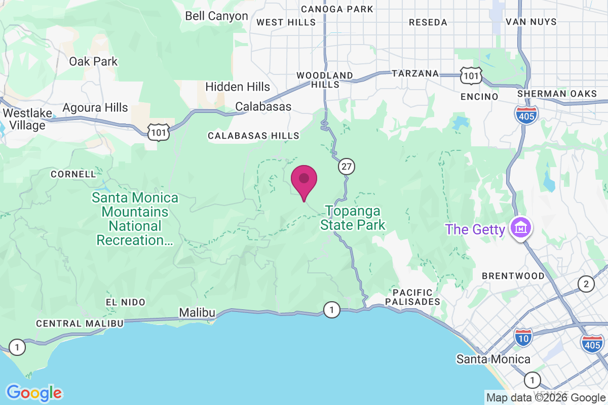 Topanga Park map