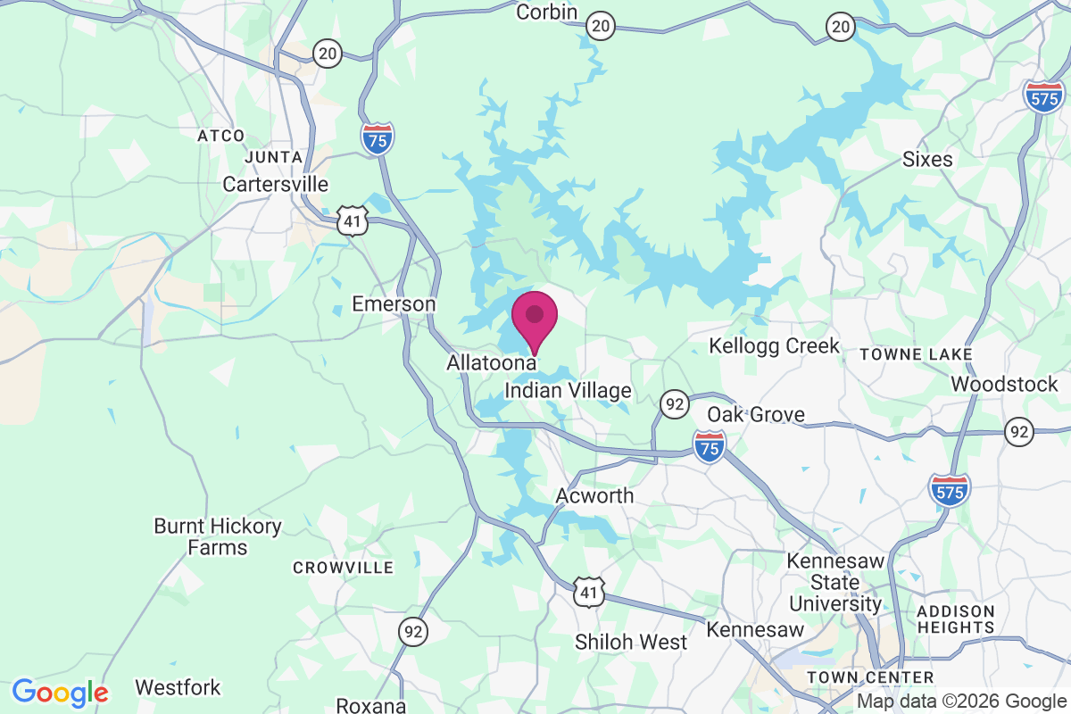Allatoona Beach map