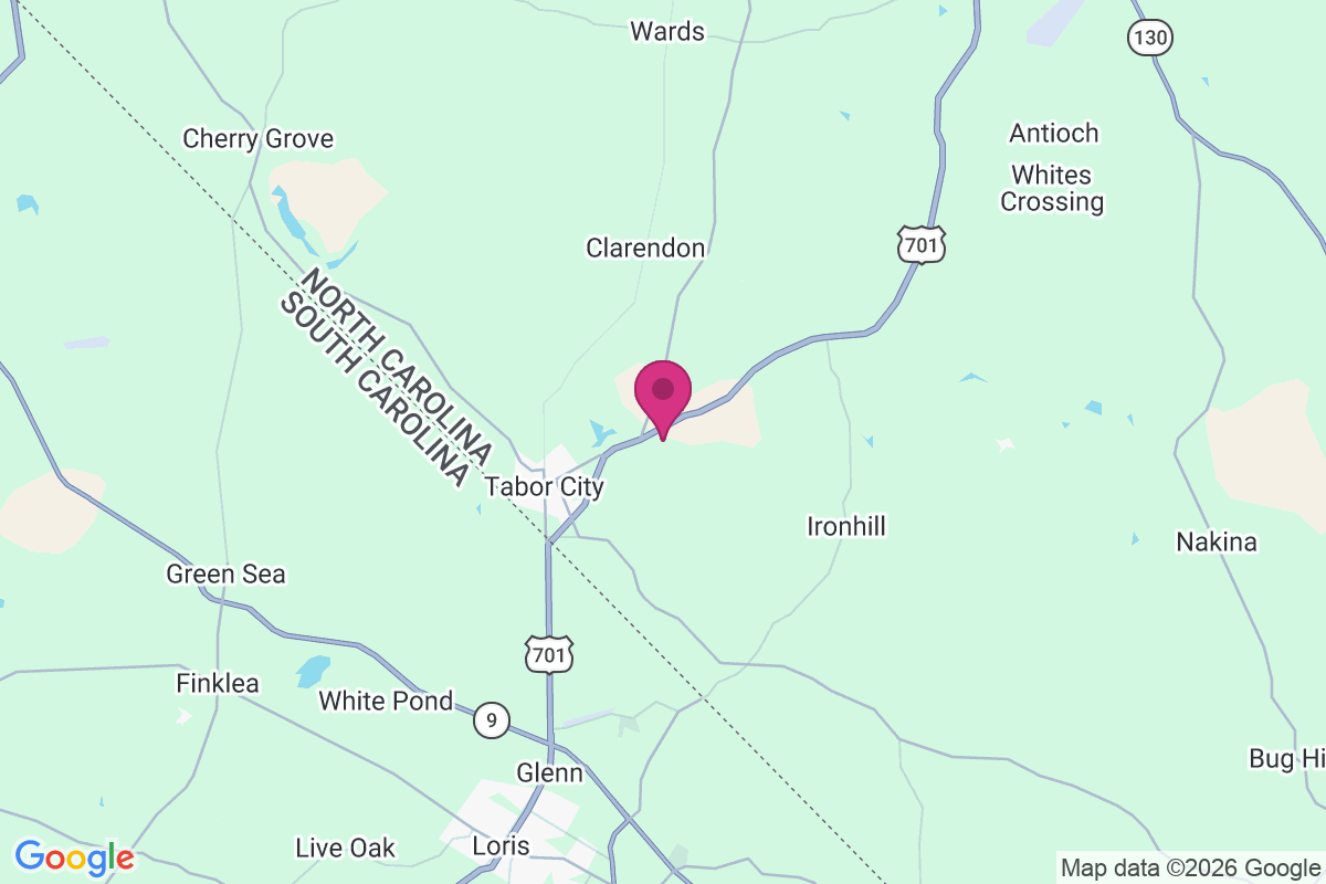 East Tabor map
