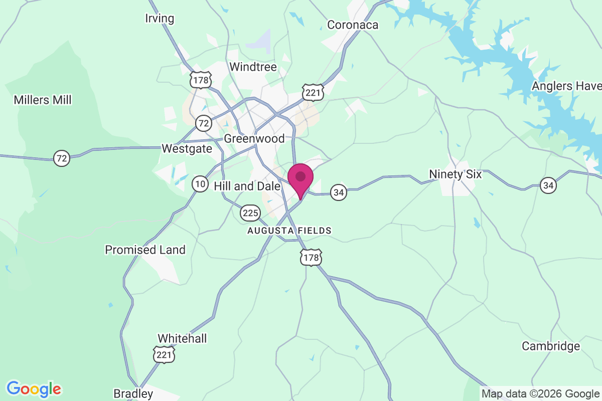 South Greenwood map
